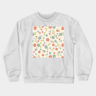 Minimalist flowers pattern Crewneck Sweatshirt